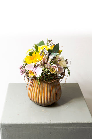 Blumengesteck in Vase - Blumen Grollitsch