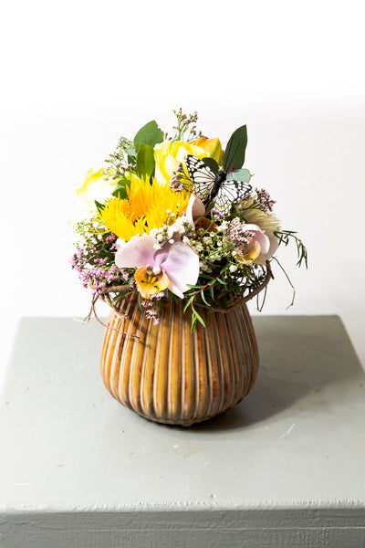 Blumengesteck in Vase - Blumen Grollitsch