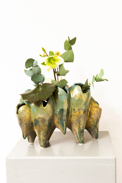 Vase abstrakt - Blumen Grollitsch