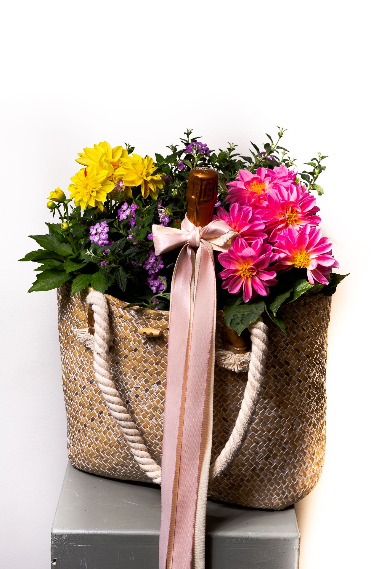 Gefüllte Tasche - Blumen Grollitsch